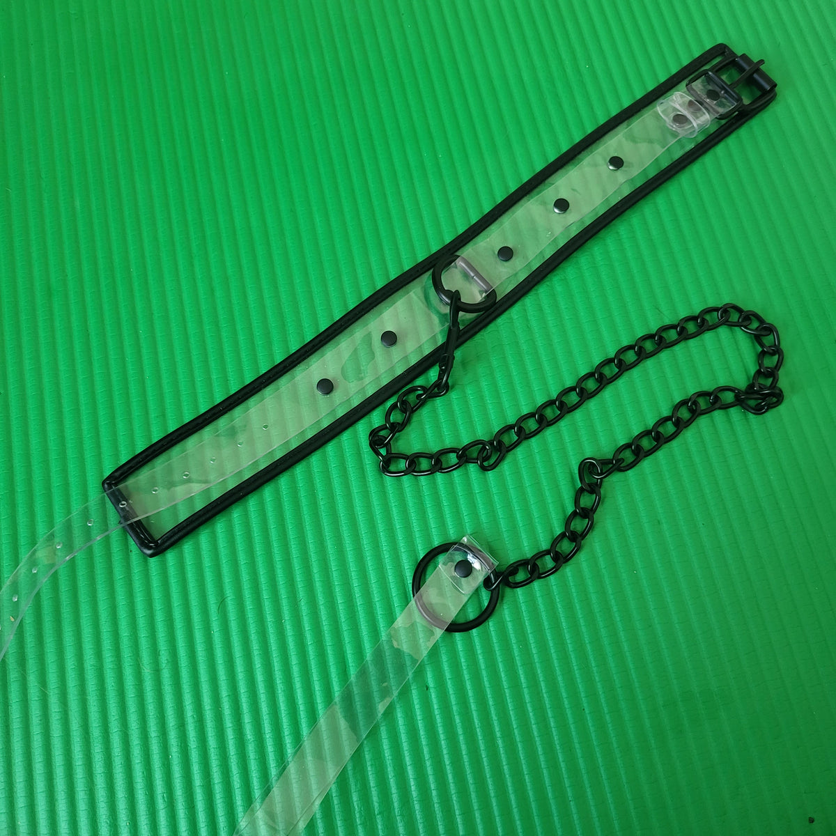 Pvc collar with black trim
