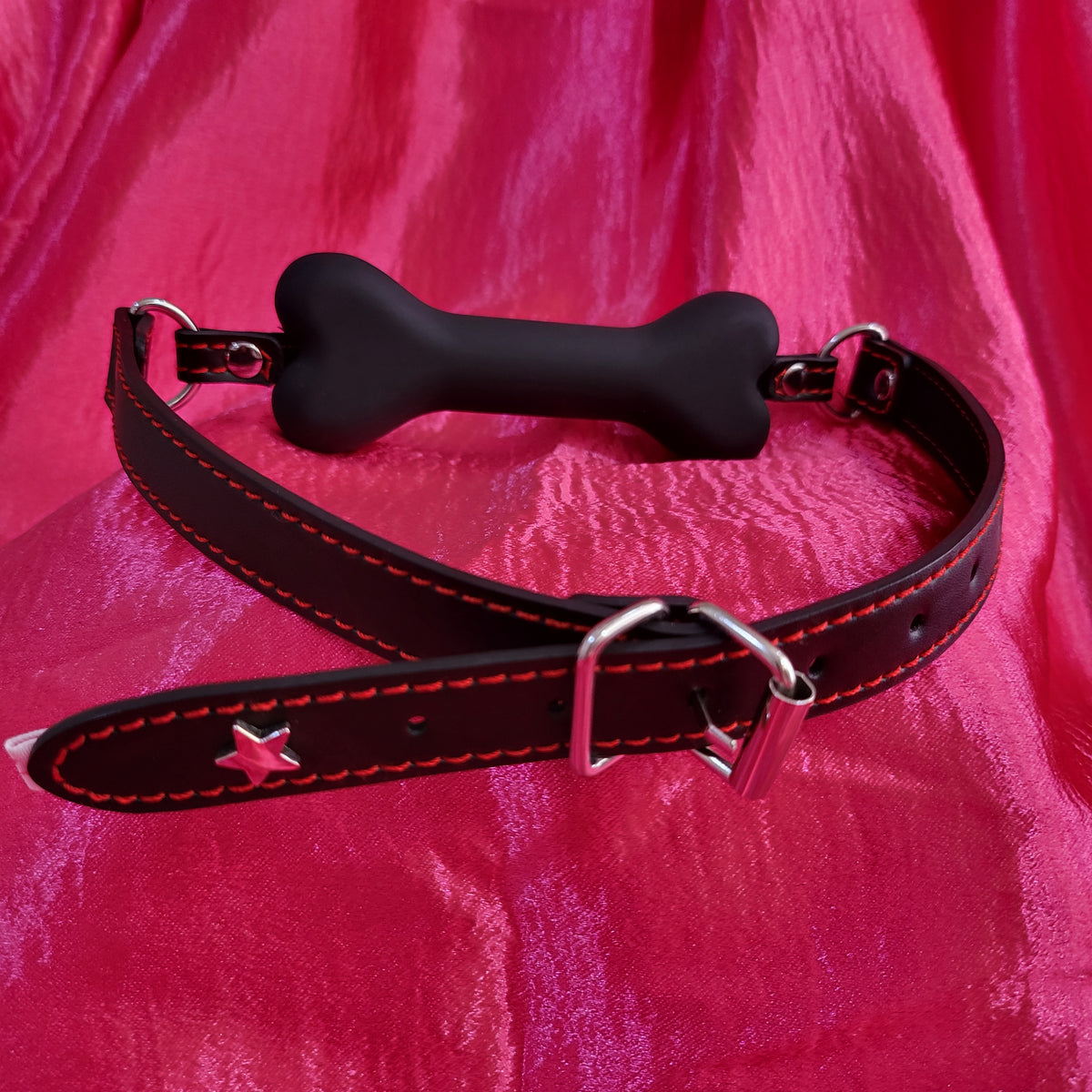 Black Puppy Bone Gag