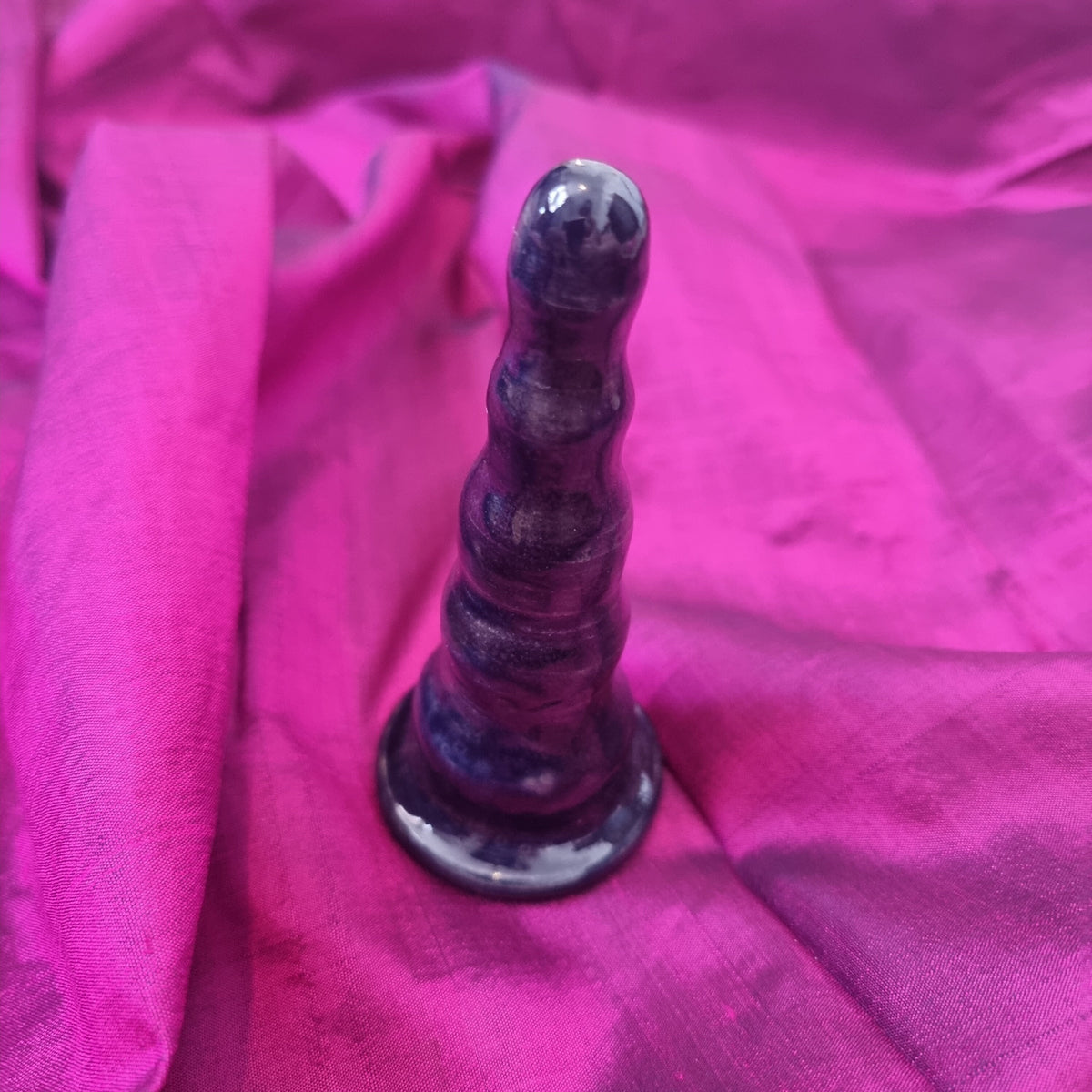 Ceramic Dildo in Night Sky Navy ~ anal, dildo, sex toy, adult