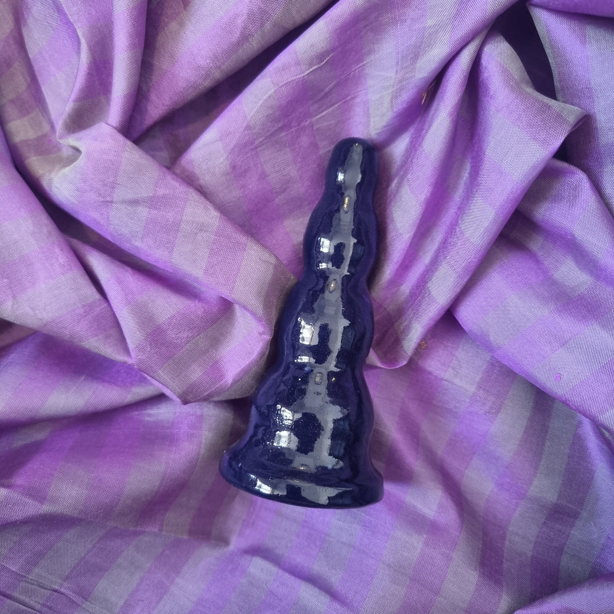 Ceramic Dildo in Night Sky Navy ~ anal, dildo, sex toy, adult