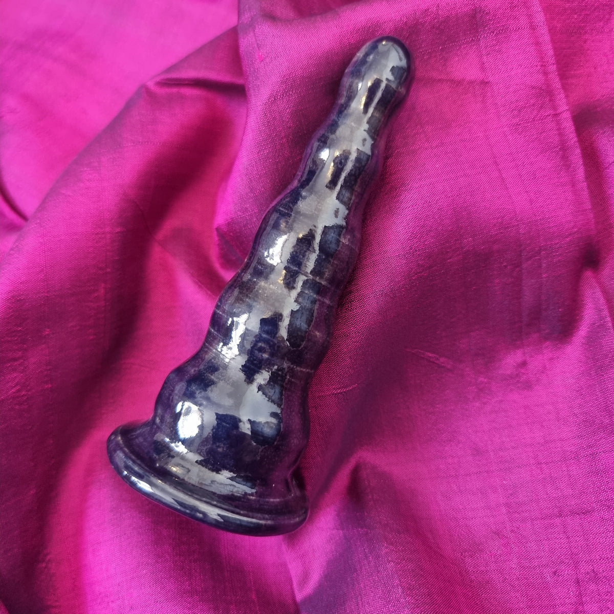 Ceramic Dildo in Night Sky Navy ~ anal, dildo, sex toy, adult
